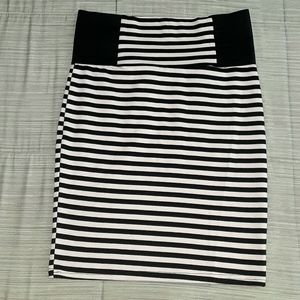 Black and White Skirt
